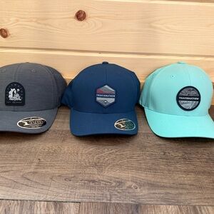 TravisMathew Hat Bundle in Gray, Navy, and Mint